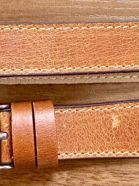 Women’s Tan Leather IWatch Wrap Band - Classic Casual Style